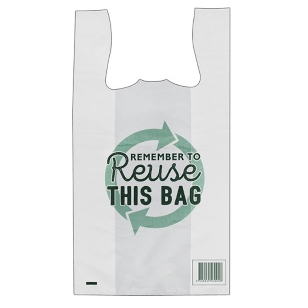 Bags Reusable Singlet Printed Large (500)