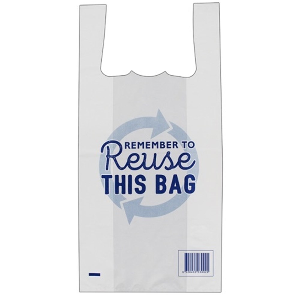 Bags Reusable Singlet Printed Medium (1000)