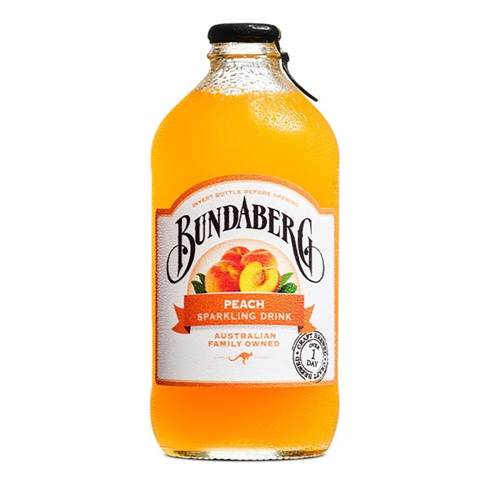 Bundaberg Peach Sparkling 375ml (12)