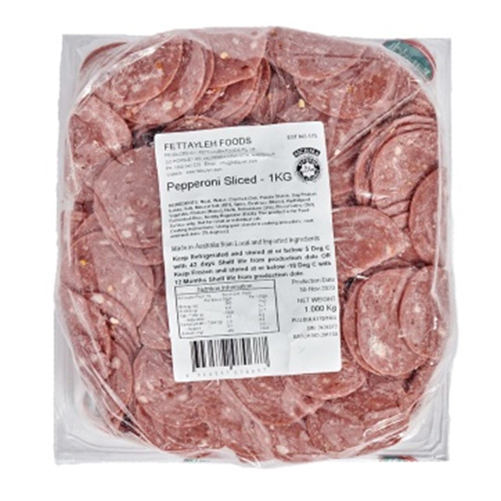 Pepperoni Sliced 1kg