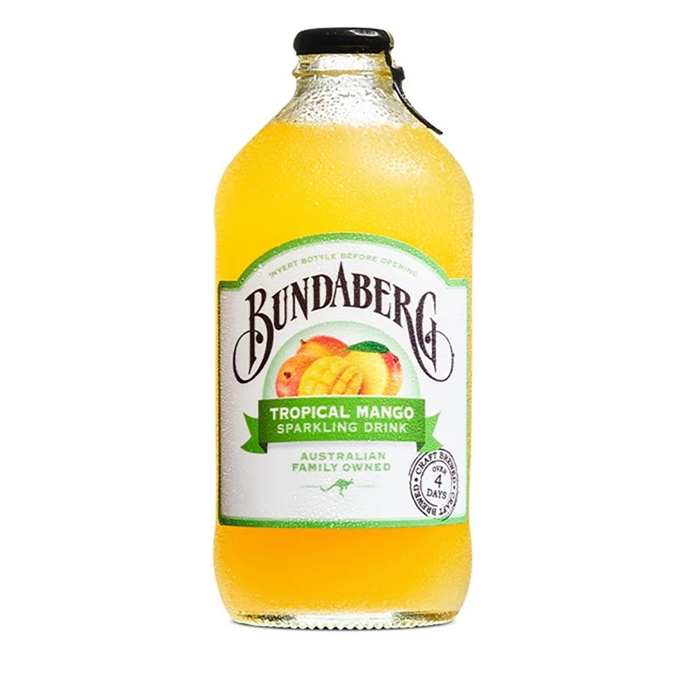 Bundaberg Tropical Mango Sparkling 375ml (12)