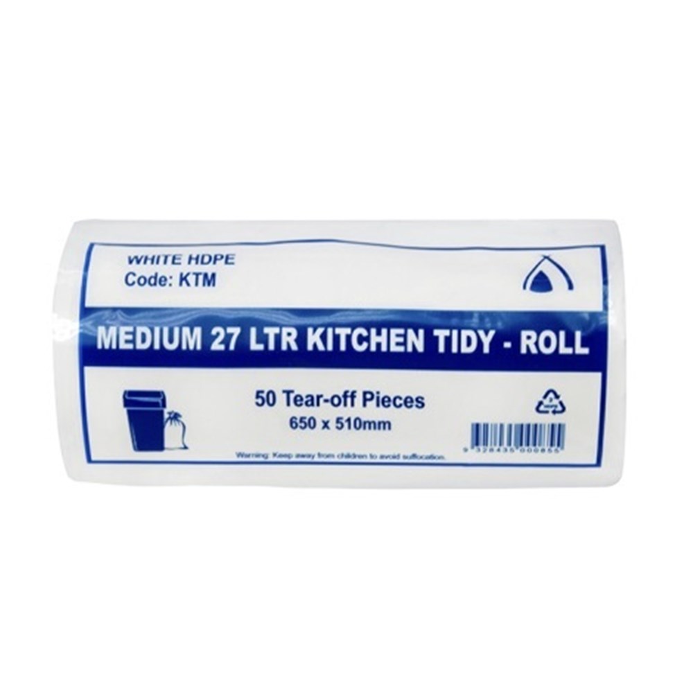 Kitchen Tidy Bags Roll 27L (1000)