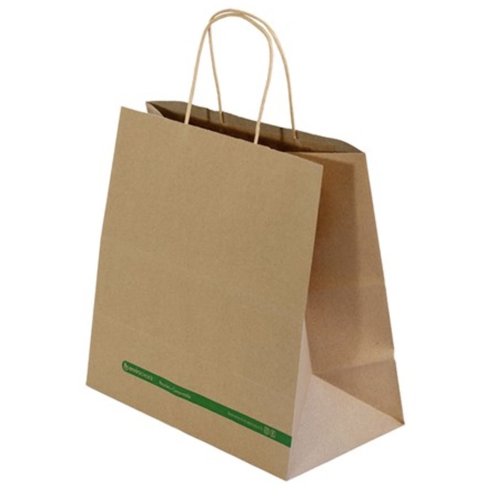 Bag Kraft Delivery Small 275x280x150mm (200)