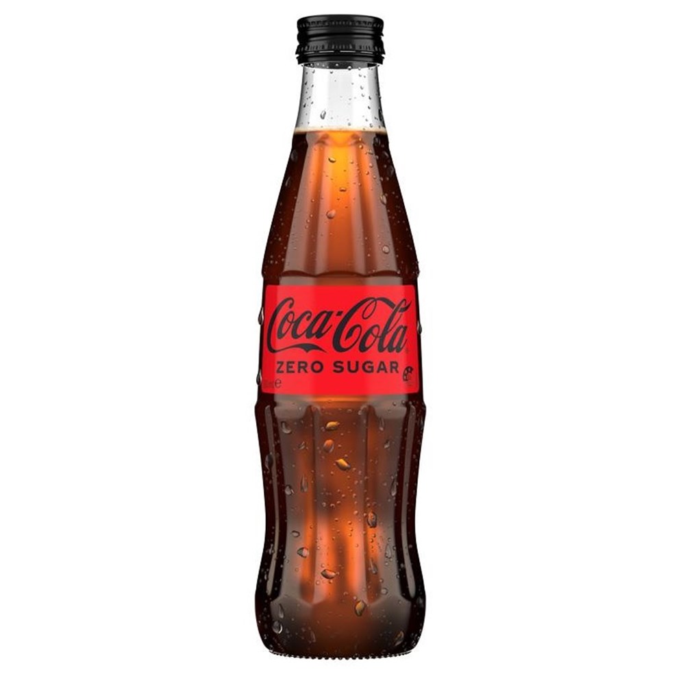 Coke Glass No Sugar 330ml (24) The Coca Cola Compa