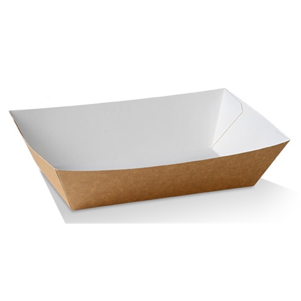 Tray Kraft Cardboard No.4 Large BT4 (400)