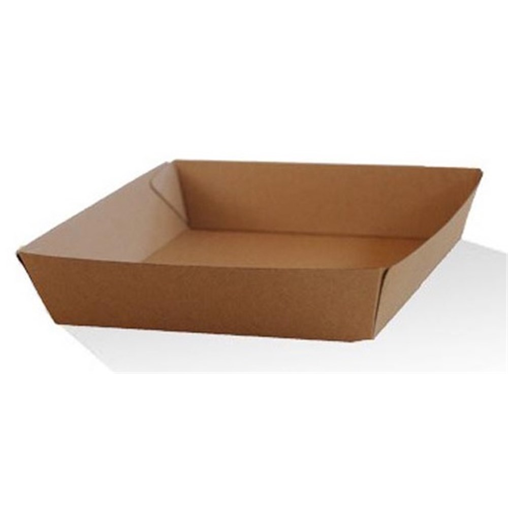 Tray Square Brown Plain PCT2F (250)