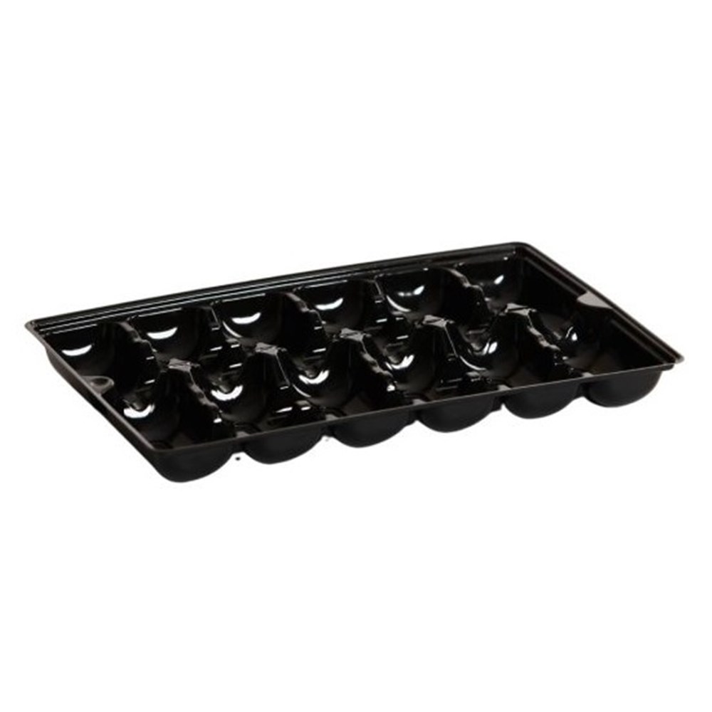 Oyster Tray 12 Pocket Black (300)
