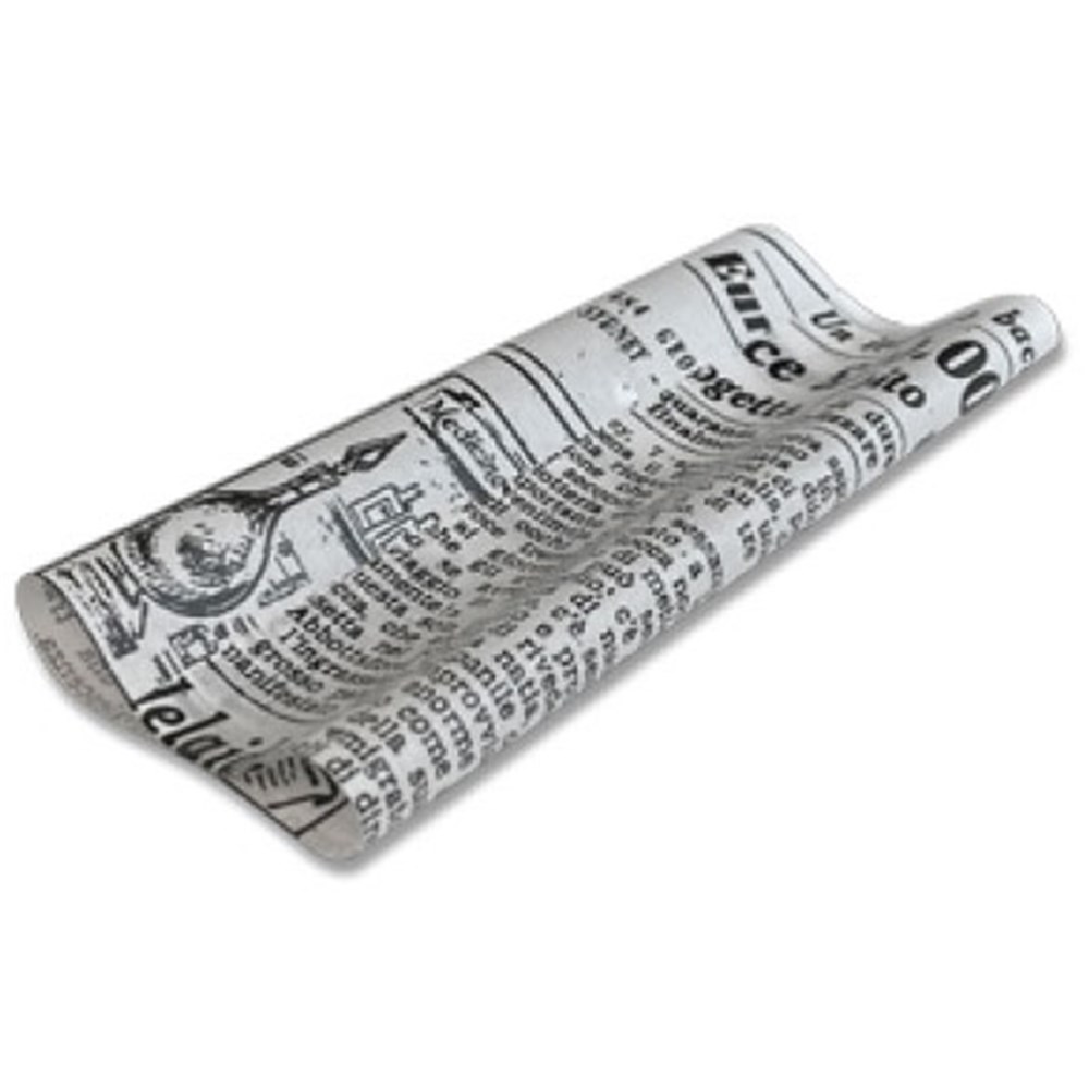 Paper Greaseproof Newsprint 190 x150mm (400) 