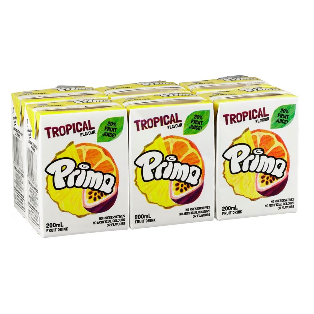 Juice Tropical Popper 200ml (24) Prima