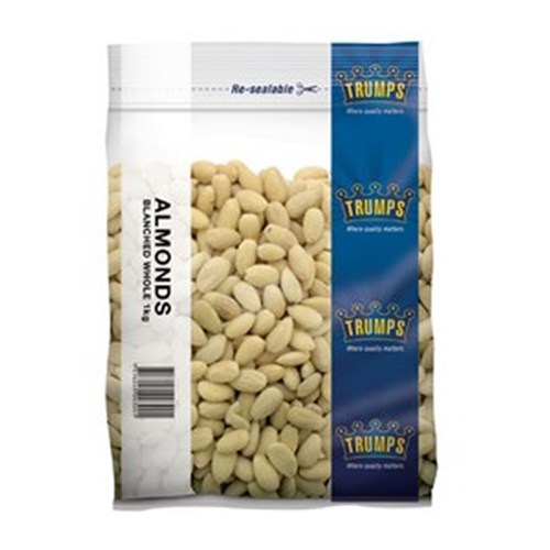 Almond Blanched Whole 1kg