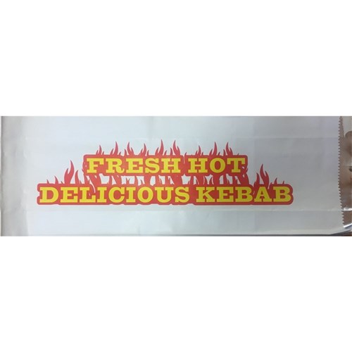 Bag Foil Kebab Printed (250) Long