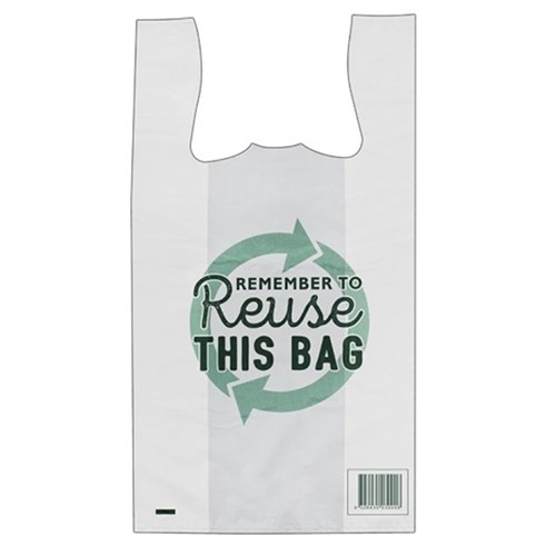 Bags Reusable Singlet Printed Large (500)