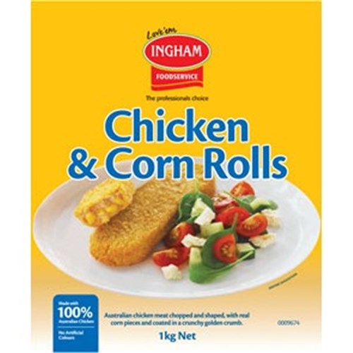 Chicken & Corn Rolls Chickadee