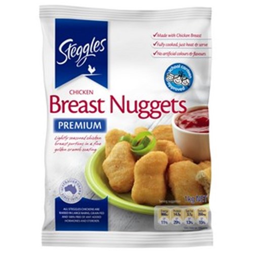 Chicken Nuggets Retail Steggles 1kg