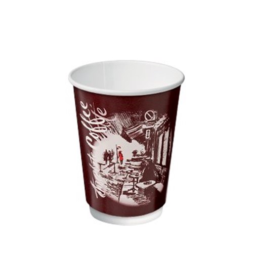 Cup Paper Dimple 12oz  (25)