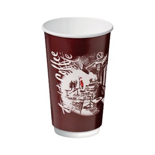 Cup Paper Dimple 16oz (25)