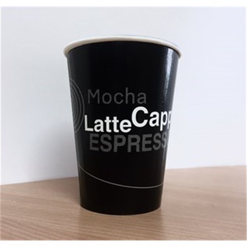 Cup Paper Triple Wall 12oz Black(25)