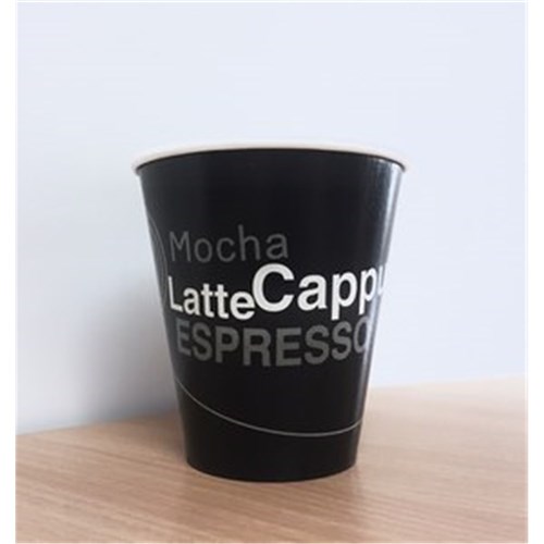 Cup Paper Triple Wall 8oz Black(25)