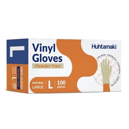 Gloves Vinyl Powder Free Large (100)