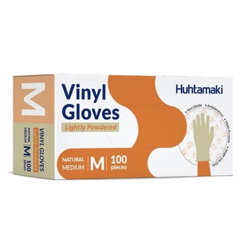 Gloves Vinyl Medium (100)