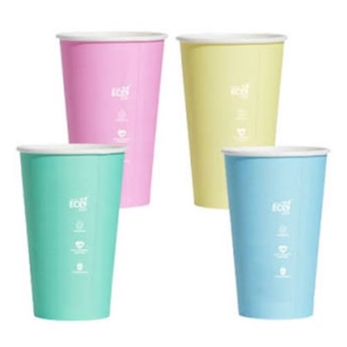 Cups Paper Coffee Sippa SW Pastel 16oz (1000)