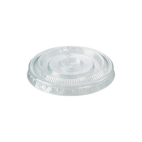 Lid Flat Plastic 78mm to suit 8/10oz (50)