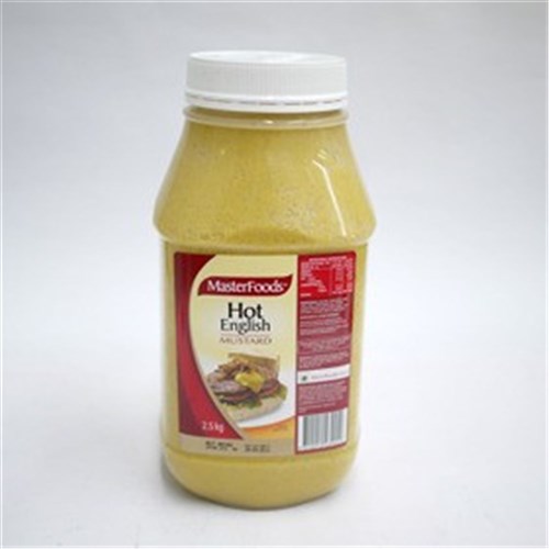 Mustard Hot English MasterFoods 2.5kg