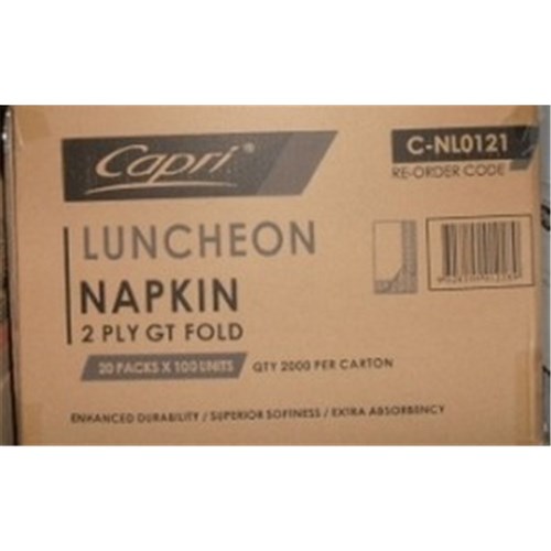 Napkins 2 Ply Luncheon GT-Fold (2000)