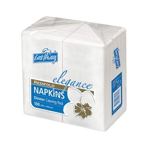 Napkin Dinner Quilted  R/Fold (1000) White