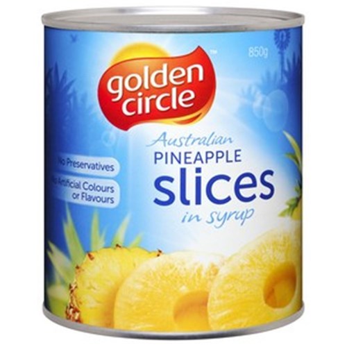 Pineapple Sliced Golden Circle 850gm