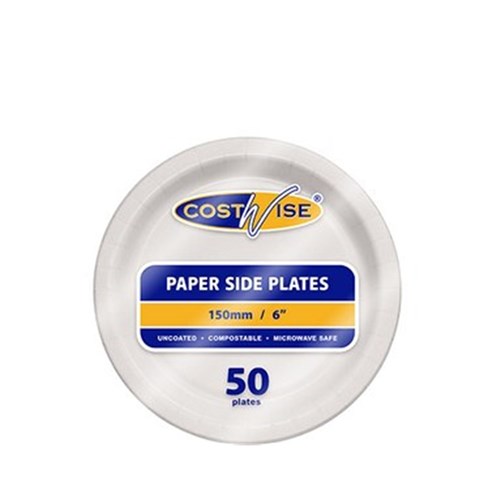 Plate Paper 6 '' Round (50)