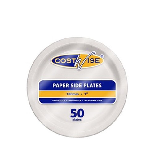 Plate Paper 7 '' Round (50)
