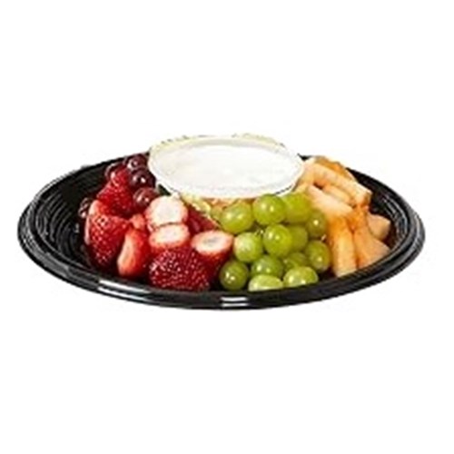 Platters Round Black 12'' (40)