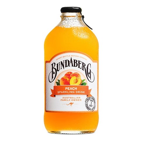 Bundaberg Peach Sparkling 375ml (12)