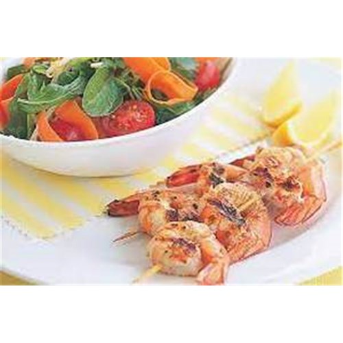 Prawn Skewers Marinated 250g