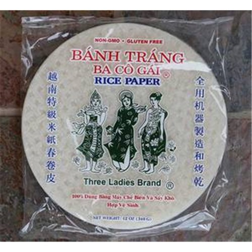 Rice Paper Spring Roll Wrapper GF 22cm 1kg