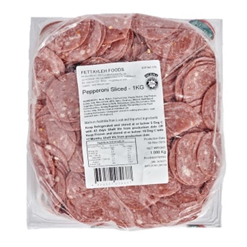 Pepperoni Sliced 1kg