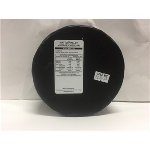 Cheese Vintage Cheddar Black Waxed 1.5kg