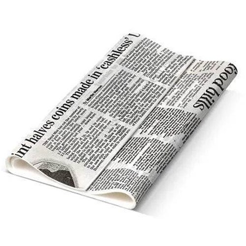 Paper Greasproof 1/3 Cut Newsprint 400x220mm (200)