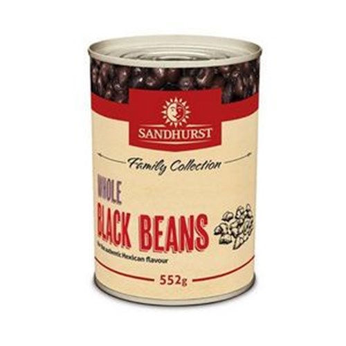 Bean Whole Black La Sierra 552g
