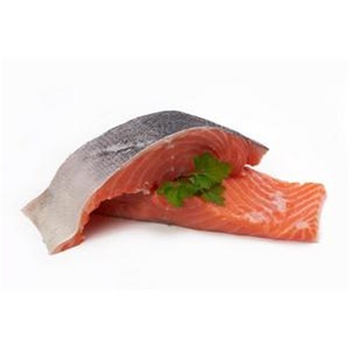 Salmon Portion 225gm Skin On PacWest Coho 4.53kg