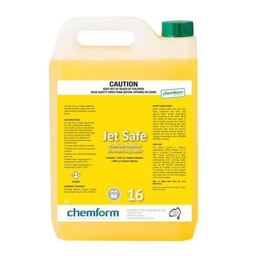 Jet Safe Dishwashing Liquid 5L