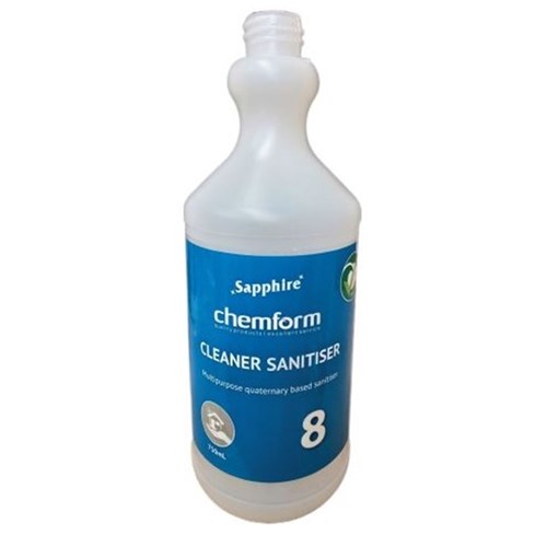 Empty Spray Bottle Sapphire #8 Blue 750ml