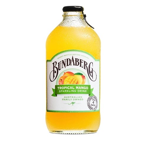 Bundaberg Tropical Mango Sparkling 375ml (12)