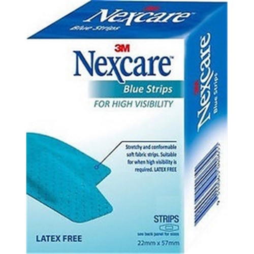 Band-Aid Strips Blue  (20)