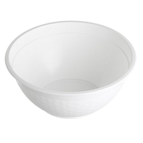 Bowls White Plastic Round 1050ml (400)
