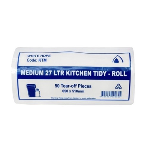 Kitchen Tidy Bags Roll 27L (1000)