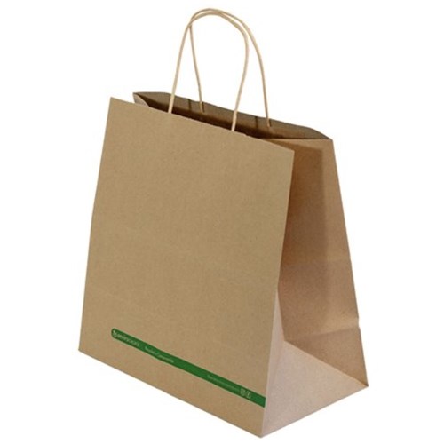 Bag Kraft Delivery Small 275x280x150mm (200)
