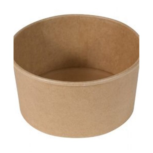 Container Kraft PLA Coated Rect 1000ml (300)