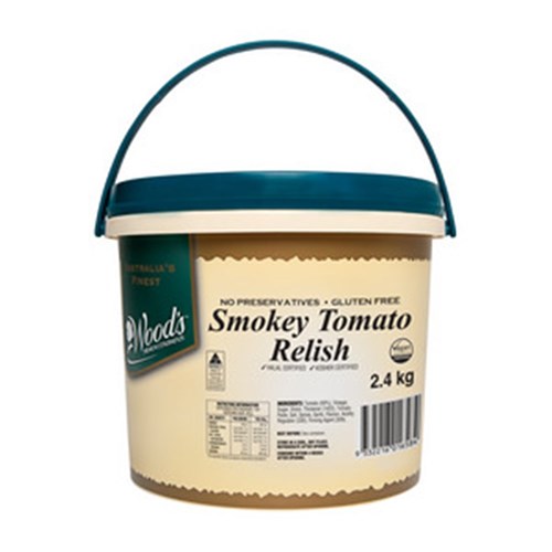 Tomato Relish Smokey GF Woods 2.4kg